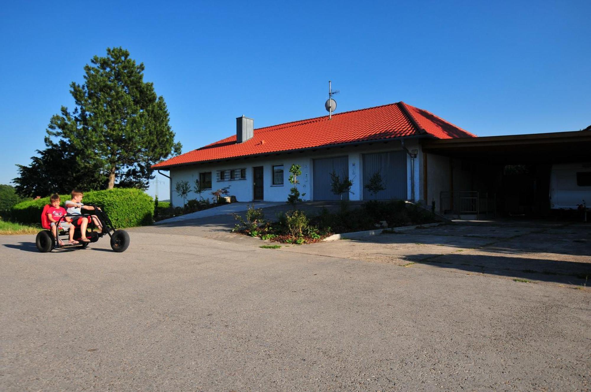 Ferienhaus Muehlblick Oberdachstetten Buitenkant foto